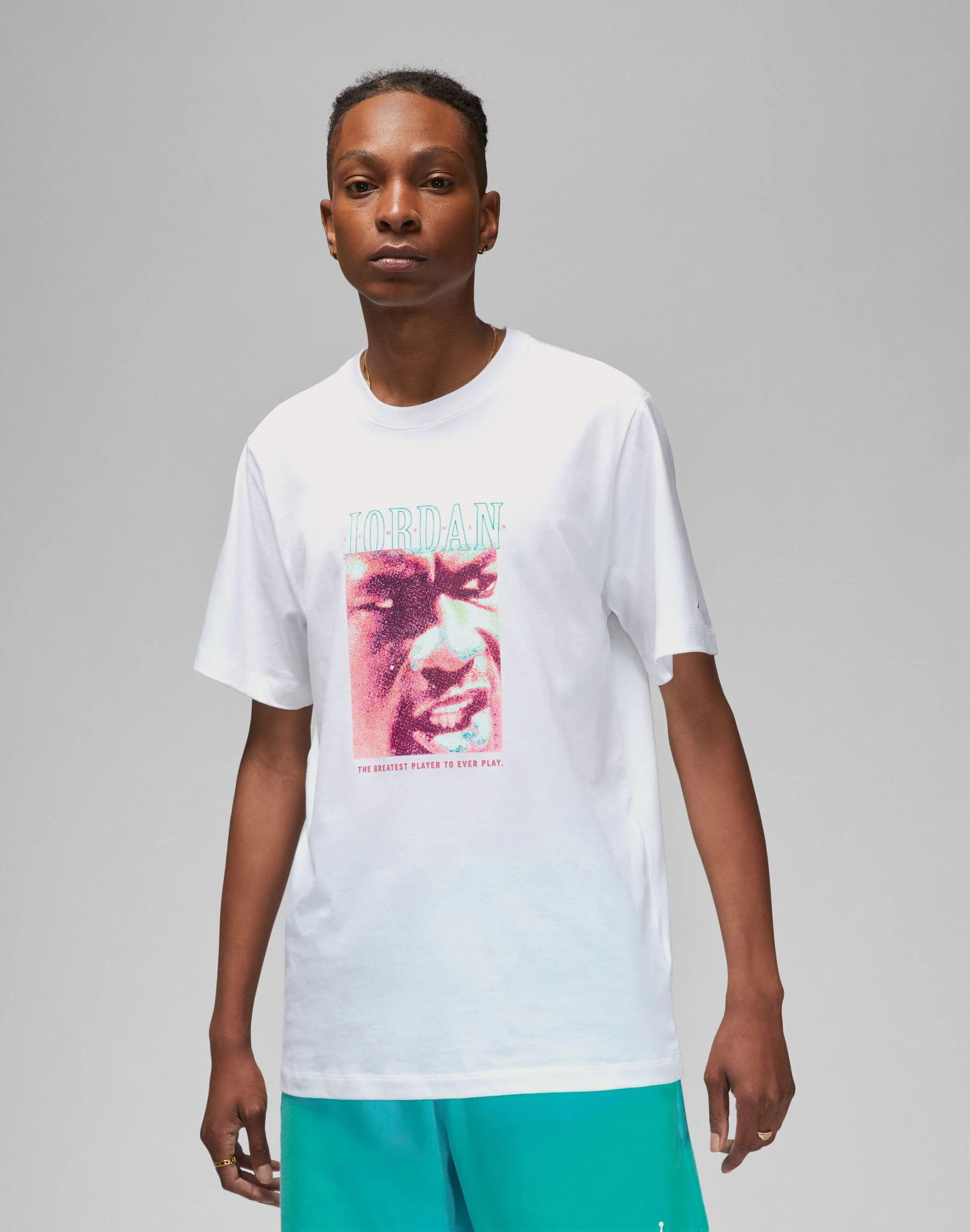 Футболка чоловіча Air Jordan Jumpman Greatest Ever Graphic T-Shirt White DX9595-100