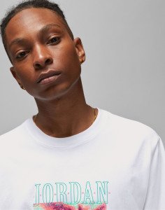 Футболка чоловіча Air Jordan Jumpman Greatest Ever Graphic T-Shirt White DX9595-100