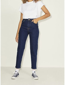 Джинси JXLISBON MOM HW NR4001 NOOS 12207160-Dark Blue Denim JJXX 26/32 Темно-синій 12207160-DARK BLUE DENIM