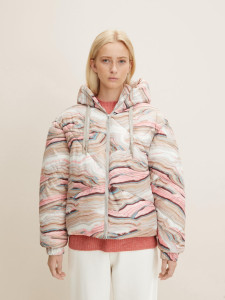 Куртка modern short puffer jacket 1032686-30243 Tom Tailor L Бежевий 1032686-30243