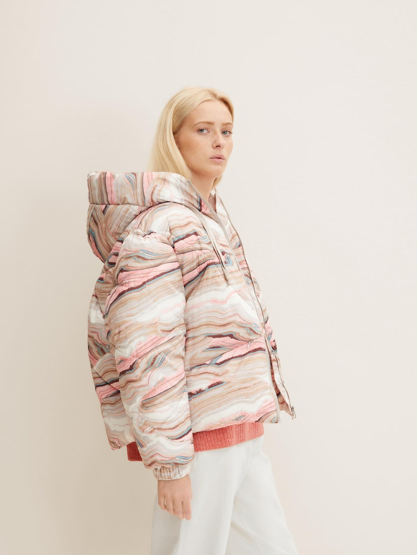 Куртка modern short puffer jacket 1032686-30243 Tom Tailor L Бежевий 1032686-30243