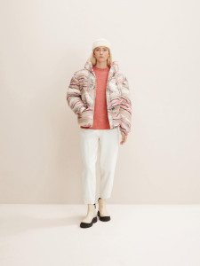 Куртка modern short puffer jacket 1032686-30243 Tom Tailor L Бежевий 1032686-30243