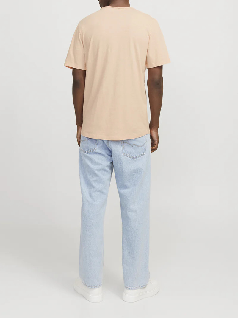 Футболка Jack & Jones JJEBASHER TEE O-NECK SS NOOS 12182498-Apricot Ice
