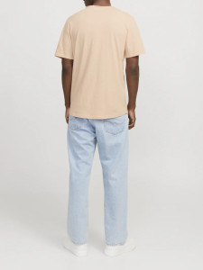 Футболка Jack & Jones JJEBASHER TEE O-NECK SS NOOS 12182498-Apricot Ice