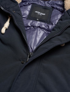 Парка JJEMASH TEDDY PARKA SN 12211771-Dark Navy Jack&Jones L Темно-синій 12211771-DARK NAVY