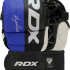Рукавиці тренувальні RDX GRAPPLING GLOVES REX T6 PLUS чорний, синій, білий XL (GGR-T6U) GGR-T6U