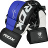 Рукавиці тренувальні RDX GRAPPLING GLOVES REX T6 PLUS чорний, синій, білий XL (GGR-T6U) GGR-T6U