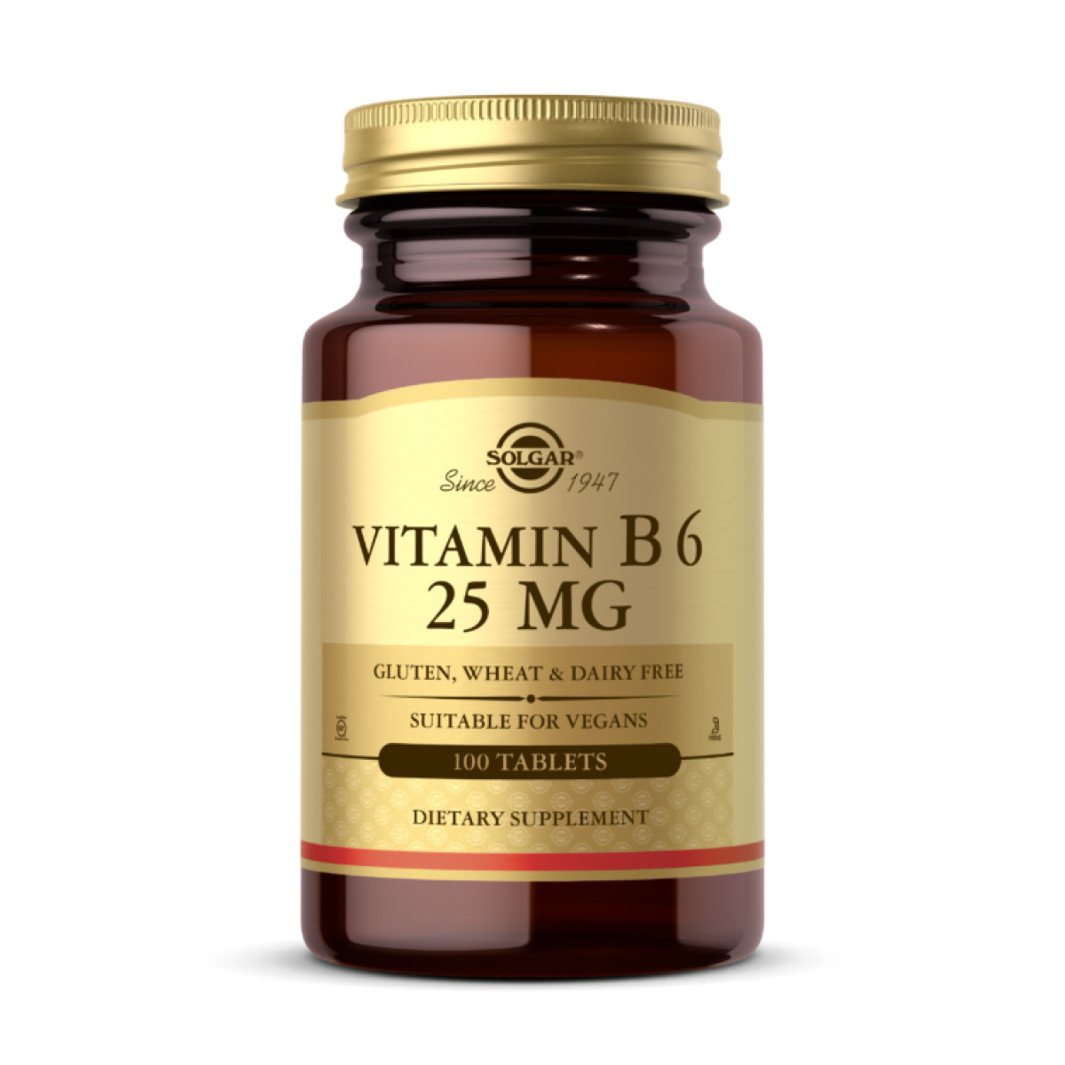 Капсули Vitamin B6 25mg - 100 tabs 2023-10-3681