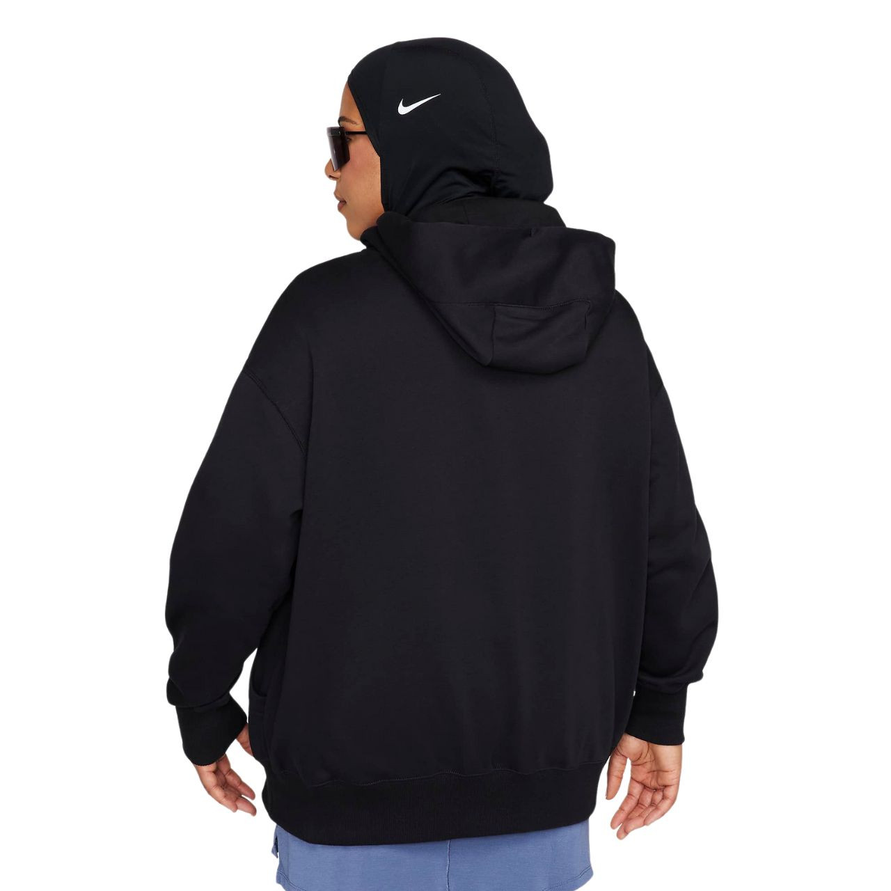 Толстовка Nike W NSW PHNX FLC FZ OS HOODIE DQ5758-010