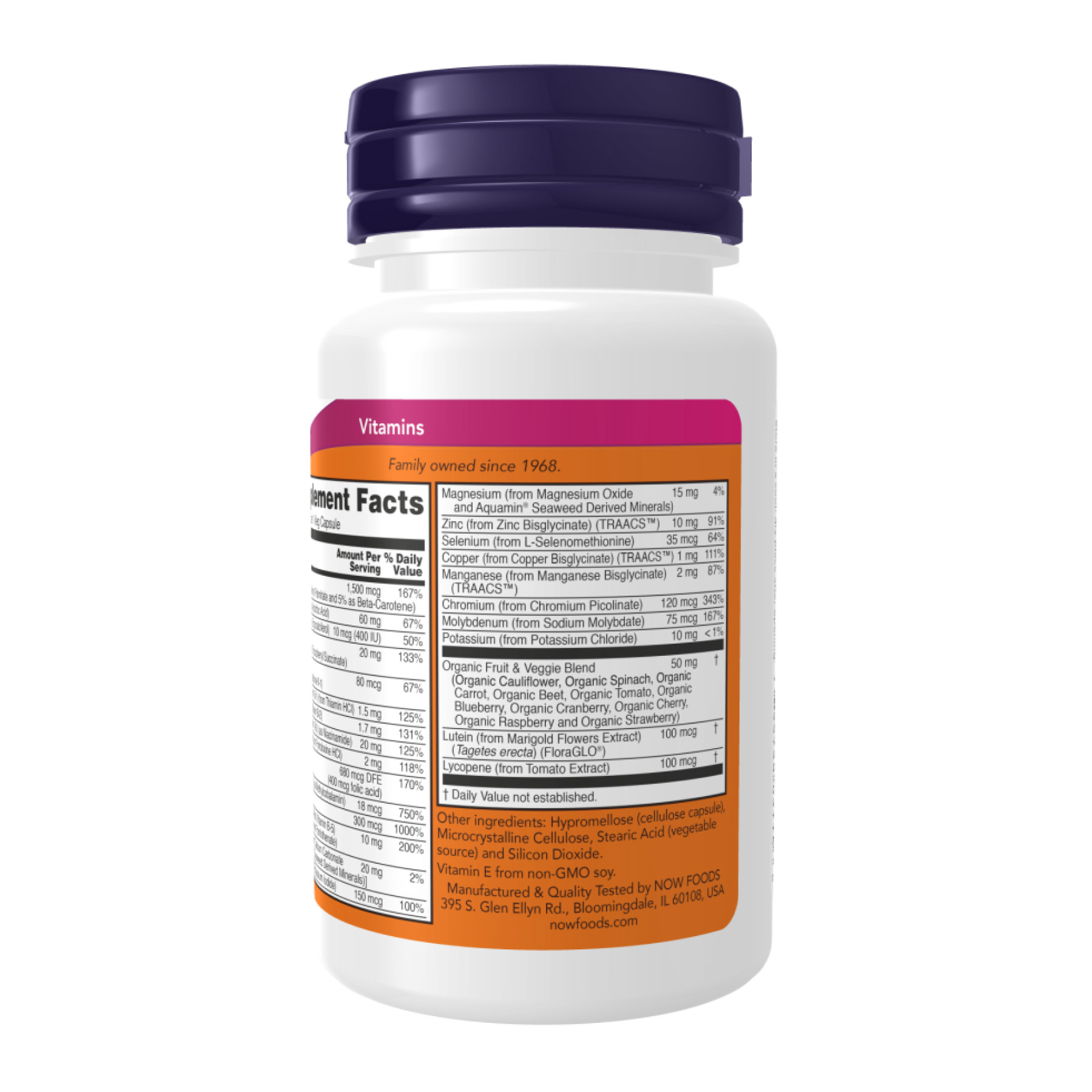 Капсули Now Foods Daily Vits™ - 30 vcaps 2023-10-2829