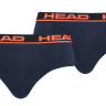 Труси Head BOXER BRIEF 2P синій, помаранчевий Чол L 100001753-003