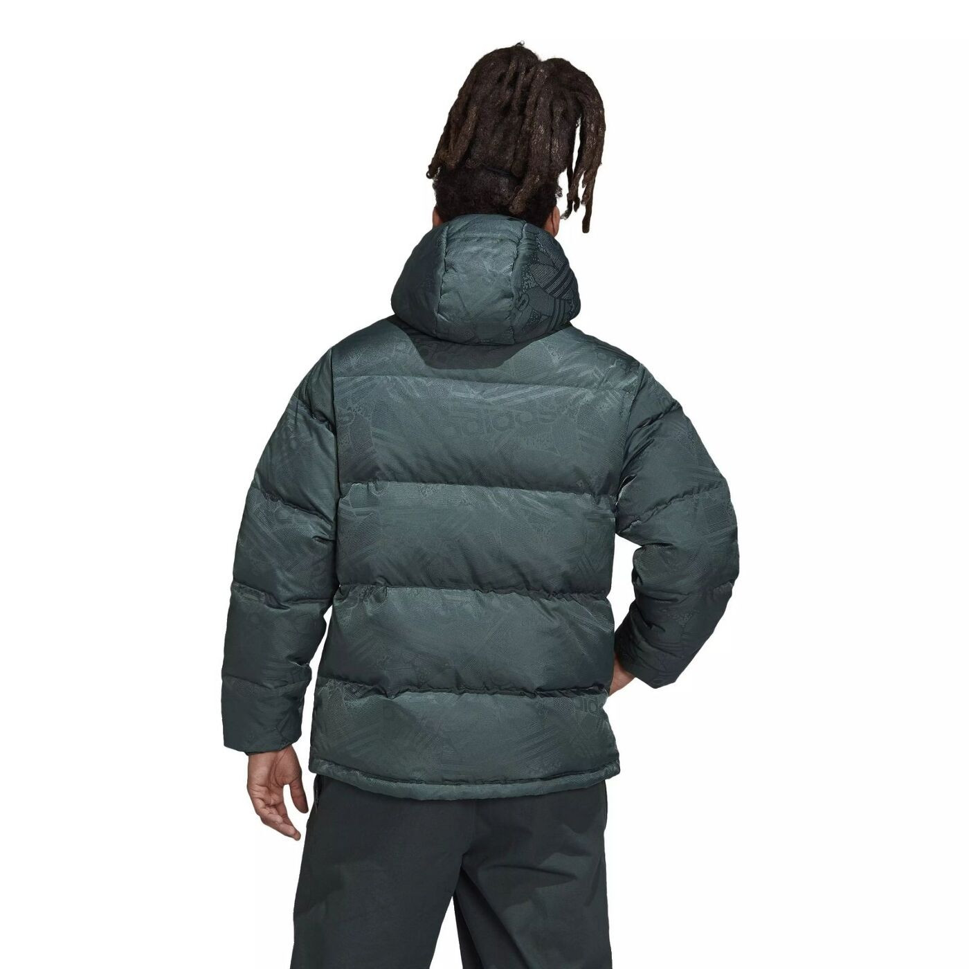 Пуховик Adidas Monogram (зелений) HL9219