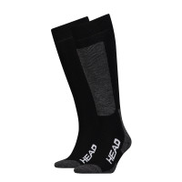 Шкарпетки гірськолижні Head UNISEX SKI KNEEHIGH 2PPK чорний, білий Уні 35-38 791003001-213