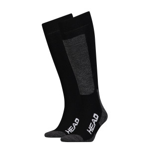 Шкарпетки гірськолижні Head UNISEX SKI KNEEHIGH 2PPK чорний, білий Уні 35-38 791003001-213