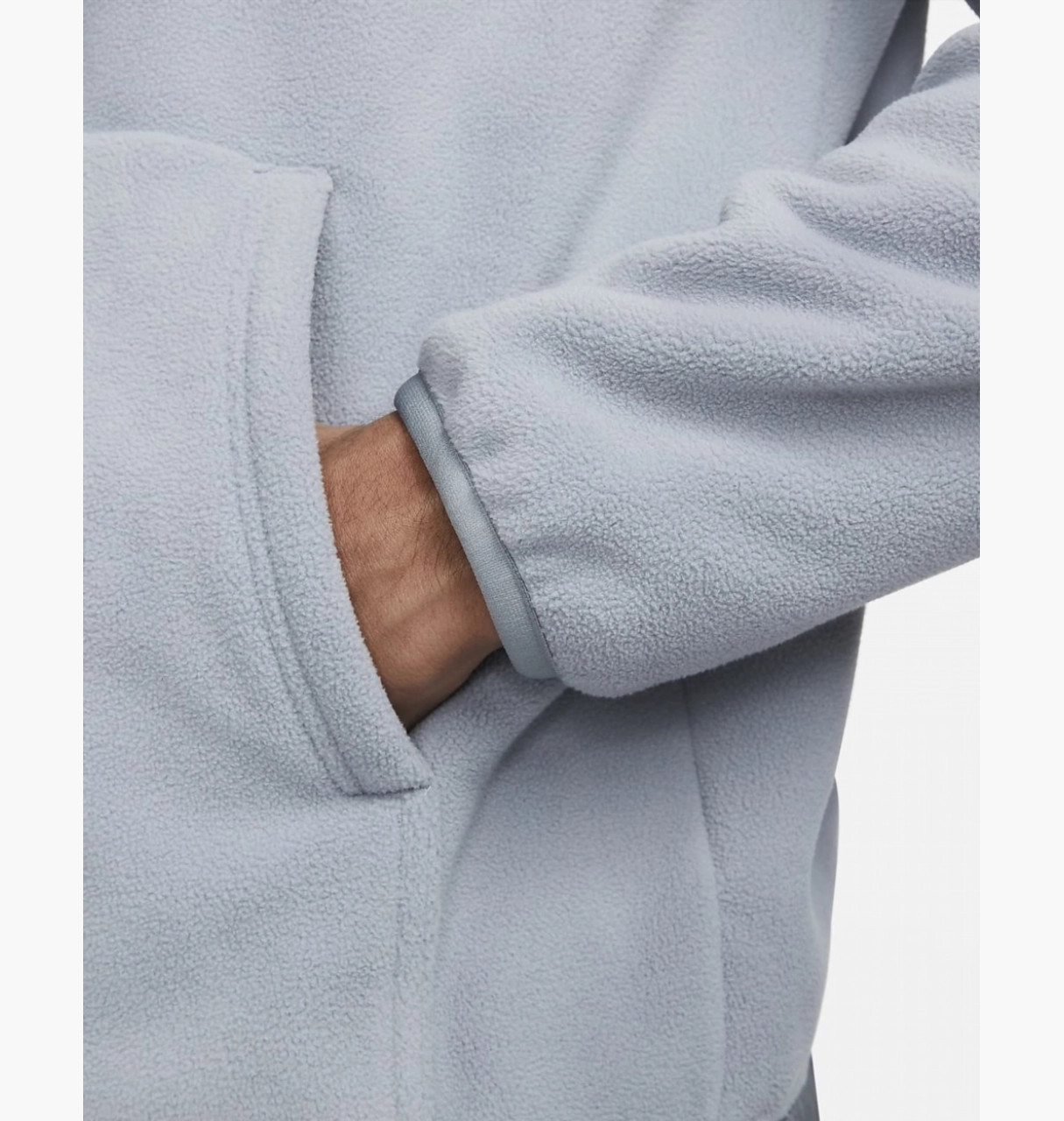 Худі Nike Sherpa Swoosh (сіре) DQ4896-073