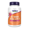Капсули Now Foods C-1000 Zinc & D-3 - 100 vcaps 2023-10-3284