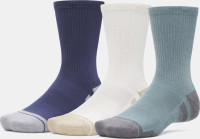 Шкарпетки UA Performance Tech 3pk Crew синій, бежевий, бірюзовий Уні XL 1379512-587