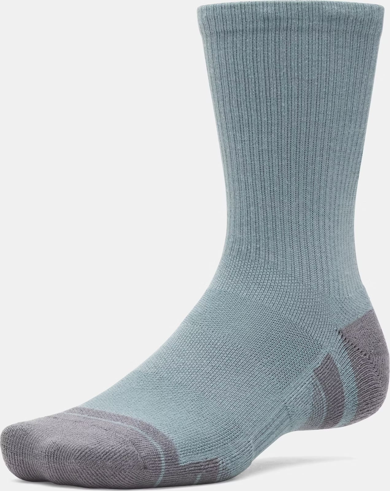 Шкарпетки UA Performance Tech 3pk Crew синій, бежевий, бірюзовий Уні XL 1379512-587