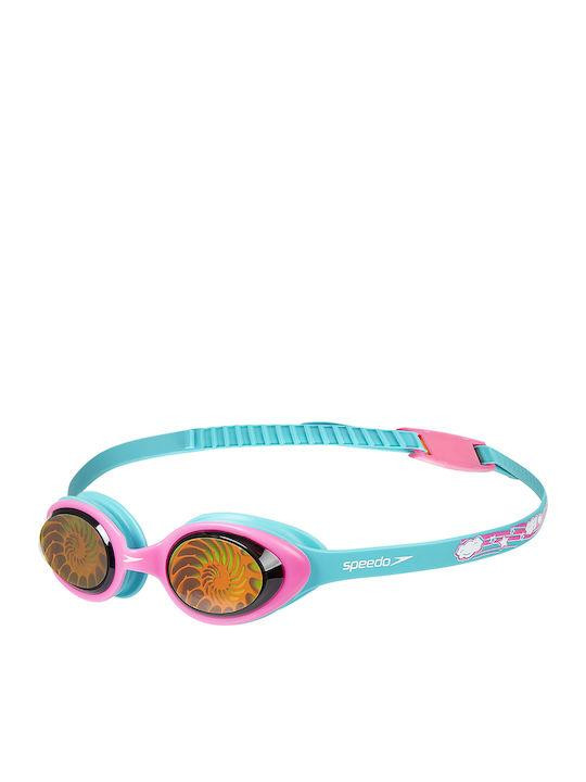 Окуляри для плавання Speedo ILLUSION 3D PRT JU блакітний, рожевий Діт OSFM 8-11597C621
