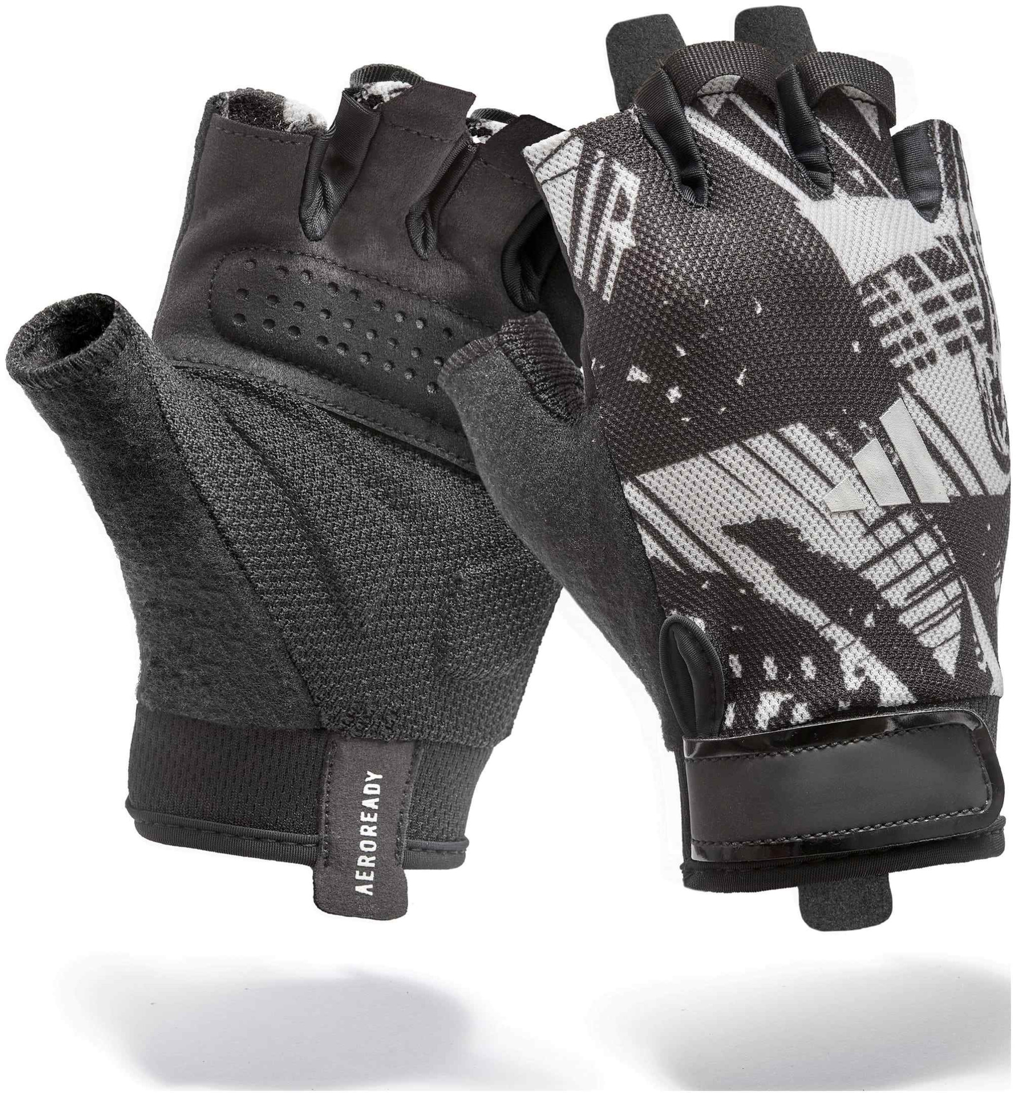 Рукавиці для тренінгу Adidas Essential Training Gloves чорний, сірий Уні M ADGB-15002AB