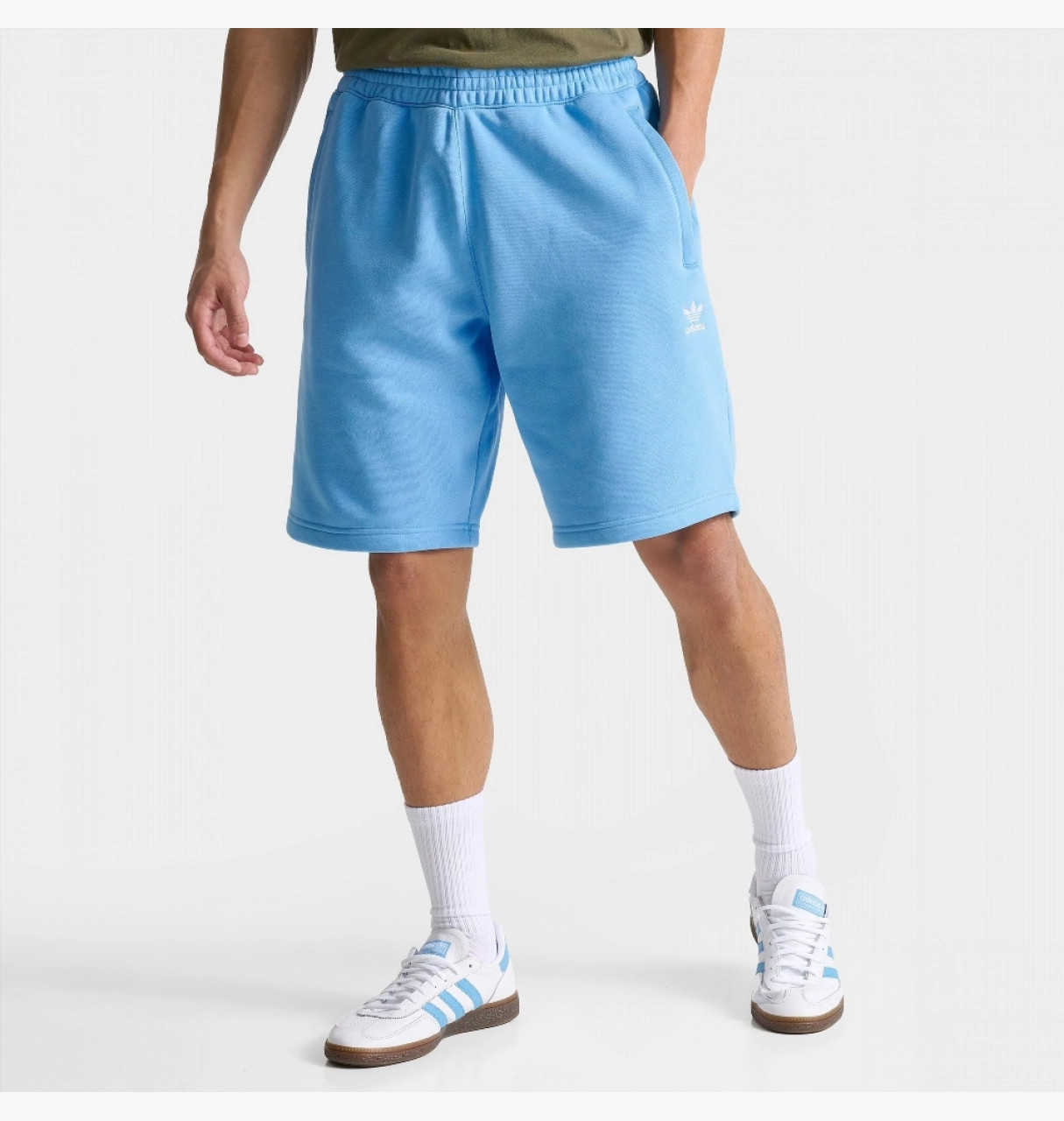 Шорти Adidas Originals Trefoil Essentials Lifestyle Shorts Light Blue IR7812