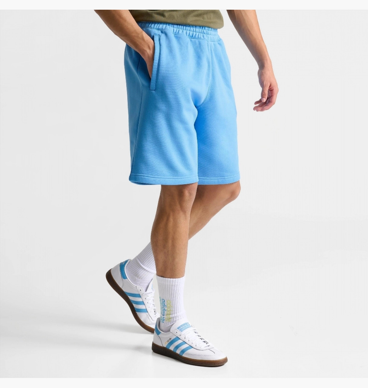 Шорти Adidas Originals Trefoil Essentials Lifestyle Shorts Light Blue IR7812