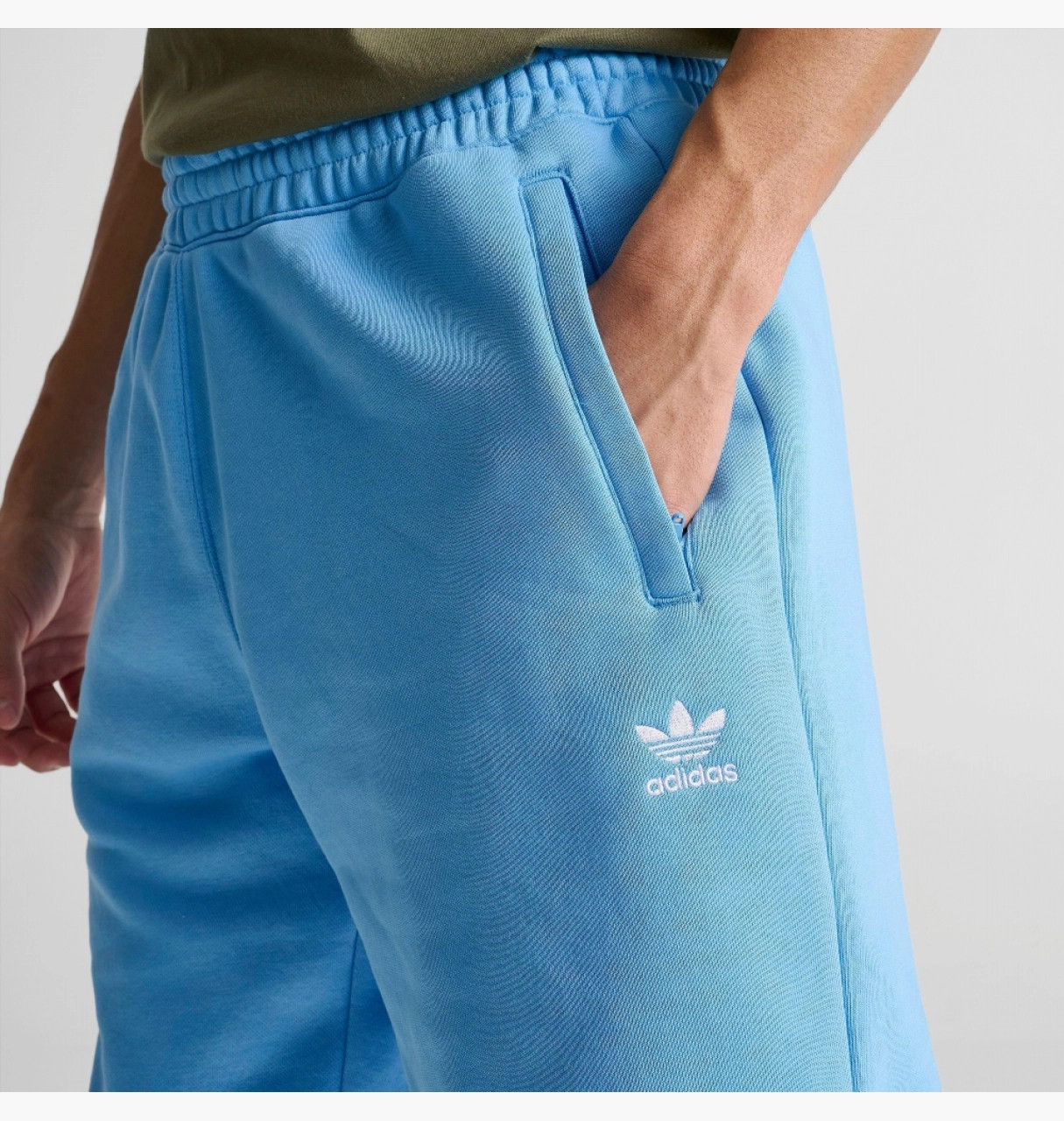 Шорти Adidas Originals Trefoil Essentials Lifestyle Shorts Light Blue IR7812