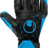 Рукавиці воротарські Uhlsport CLASSIC SOFT HN COMP чорно-блакитні 1011323 01 1011323-01