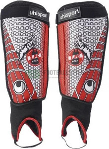 Щитки футбольні Uhlsport SHINGUARD 1. FC K?LN червоно-чорно-білі 1006782 01 1948 1006782-01-1948
