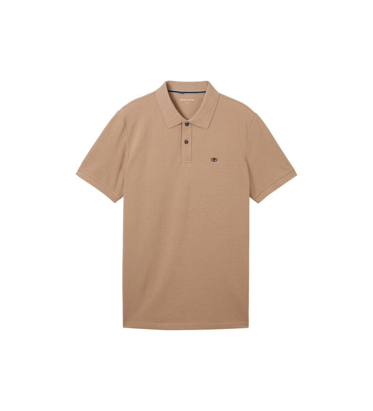 Поло Basic Polo Shirt 1031006ХХ31089 Tom Tailor L Світло-коричневий 1031006ХХ31089