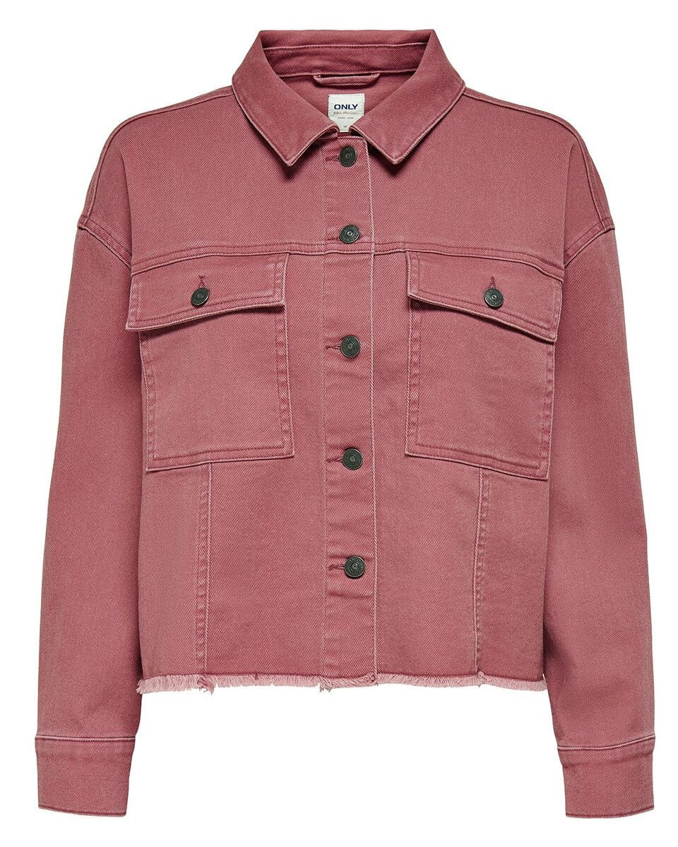 Куртка ONLCARRA LIFE L/S CROP JACKET PNT 15232484-Apple Butter ONLY L Розовий 15232484-Apple Butter