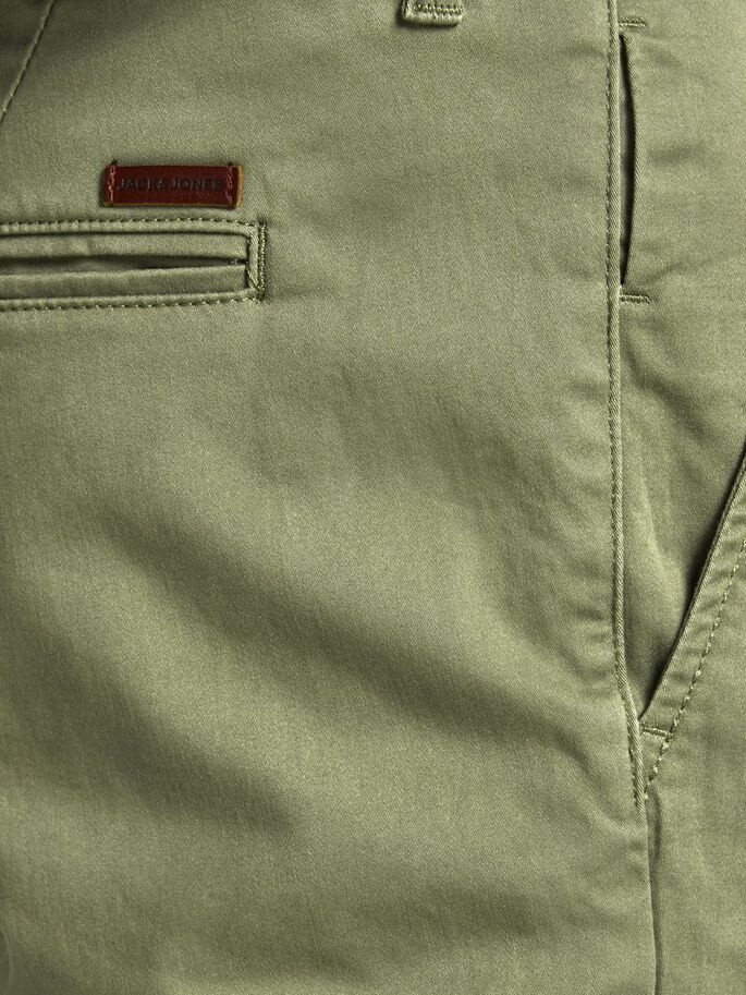 Шорти JJIBOWIE JJSHORTS SOLID SA STS 12165604 Deep Lichen Green Jack&Jones M Хакі 12165604DEEPLICHENGRE