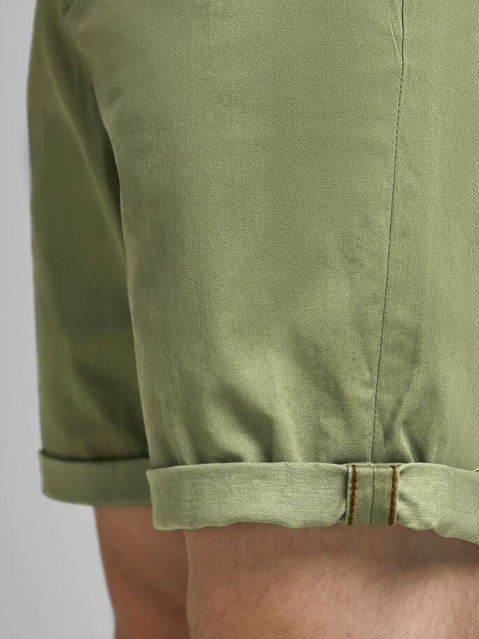 Шорти JJIBOWIE JJSHORTS SOLID SA STS 12165604 Deep Lichen Green Jack&Jones M Хакі 12165604DEEPLICHENGRE