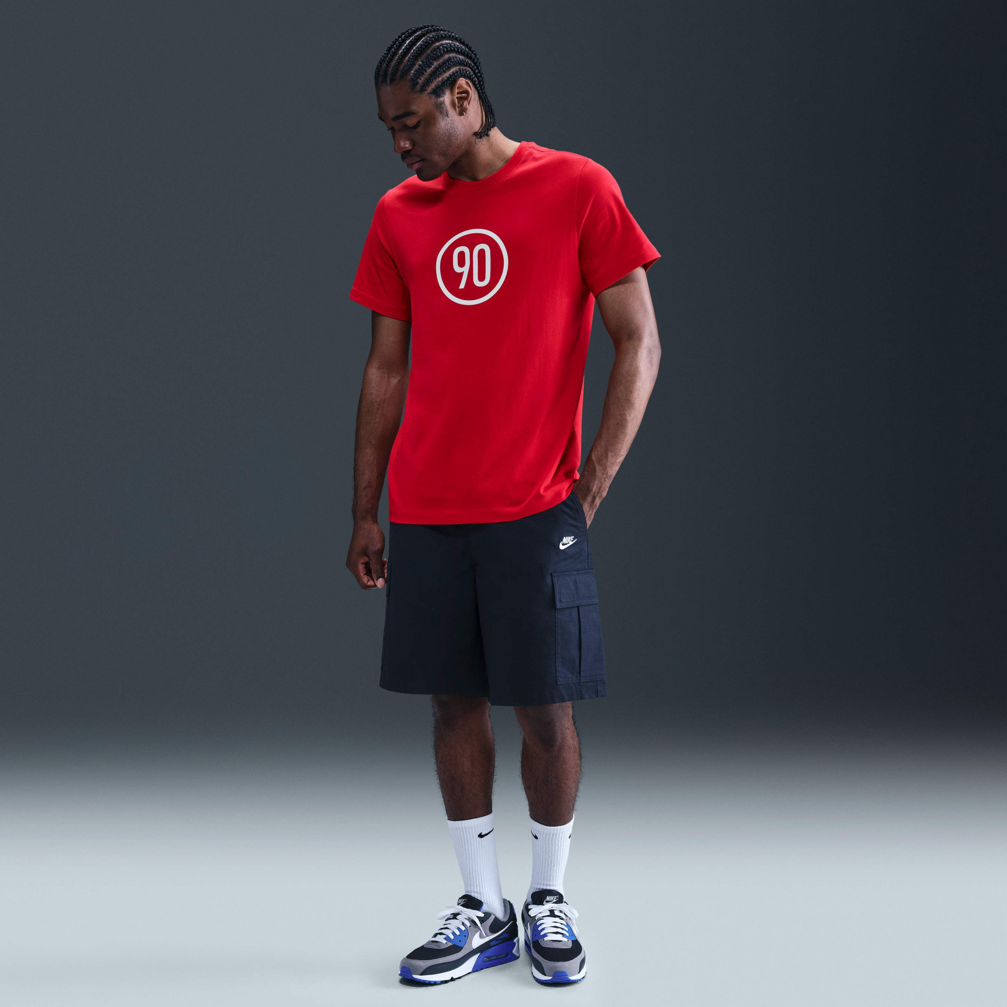 Футболка чоловіча Nike Total 90 Tee Red IB6032-657