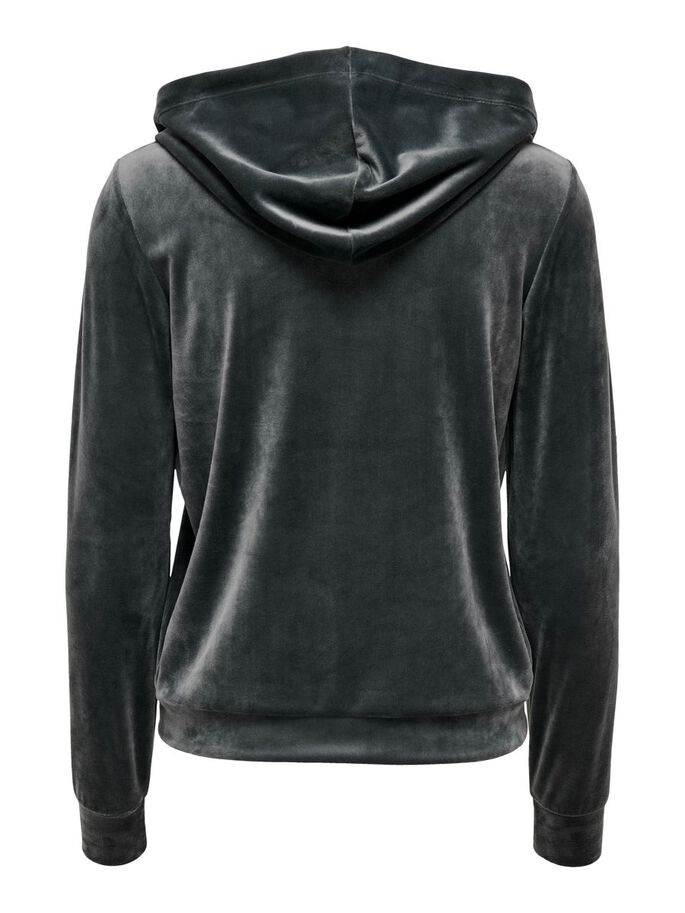 Худі ONLREBEL L/S ZIP HOOD SWT 15241328-Phantom ONLY L Темно-сірий 15241328-Phantom