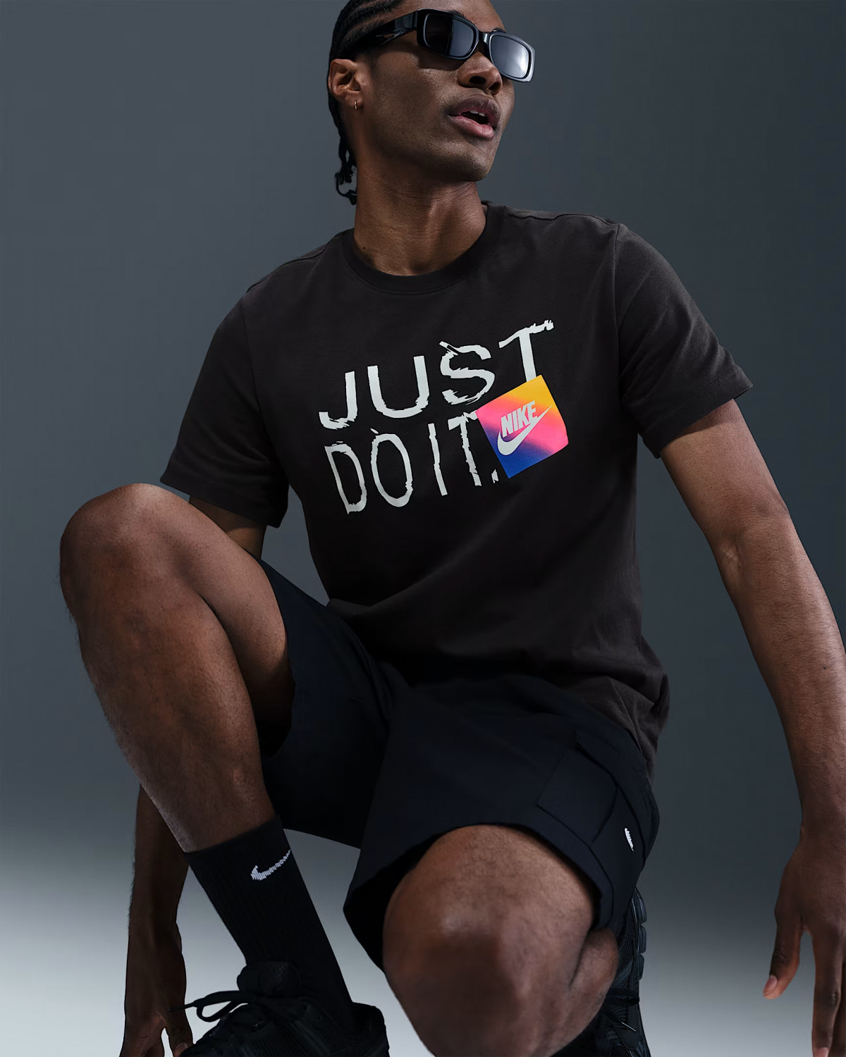 Футболка M NSW TEE 6MO JDI SP25 HJ0563-045 Nike 2XL Чорний HJ0563-045
