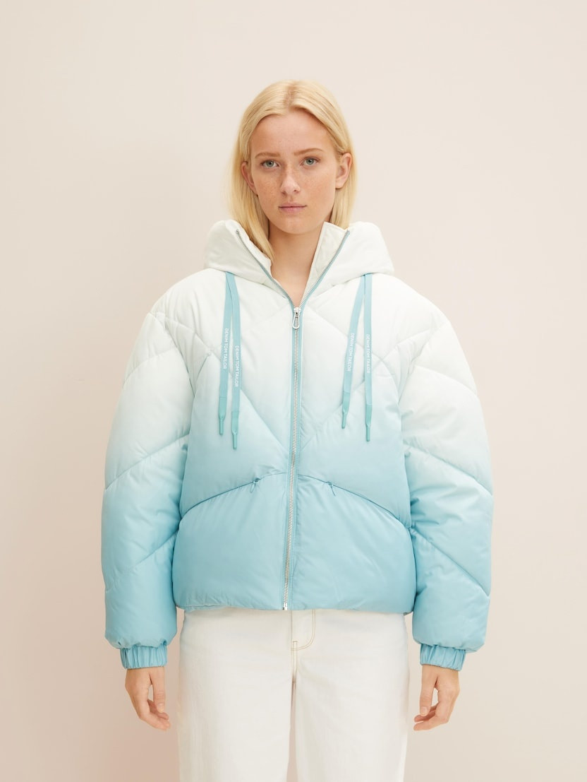 Куртка modern short puffer jacket 1032686-30270 Tom Tailor M Блакитний 1032686-30270