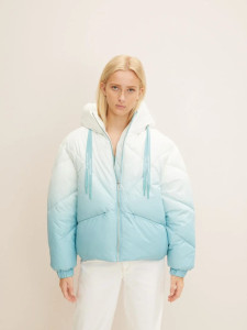 Куртка modern short puffer jacket 1032686-30270 Tom Tailor M Блакитний 1032686-30270