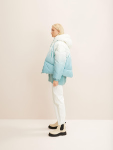 Куртка modern short puffer jacket 1032686-30270 Tom Tailor M Блакитний 1032686-30270