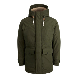 Парка JJEMASH TEDDY PARKA SN 12211771-Forest Night Jack&Jones L Хакі 12211771-FOREST NIGHT
