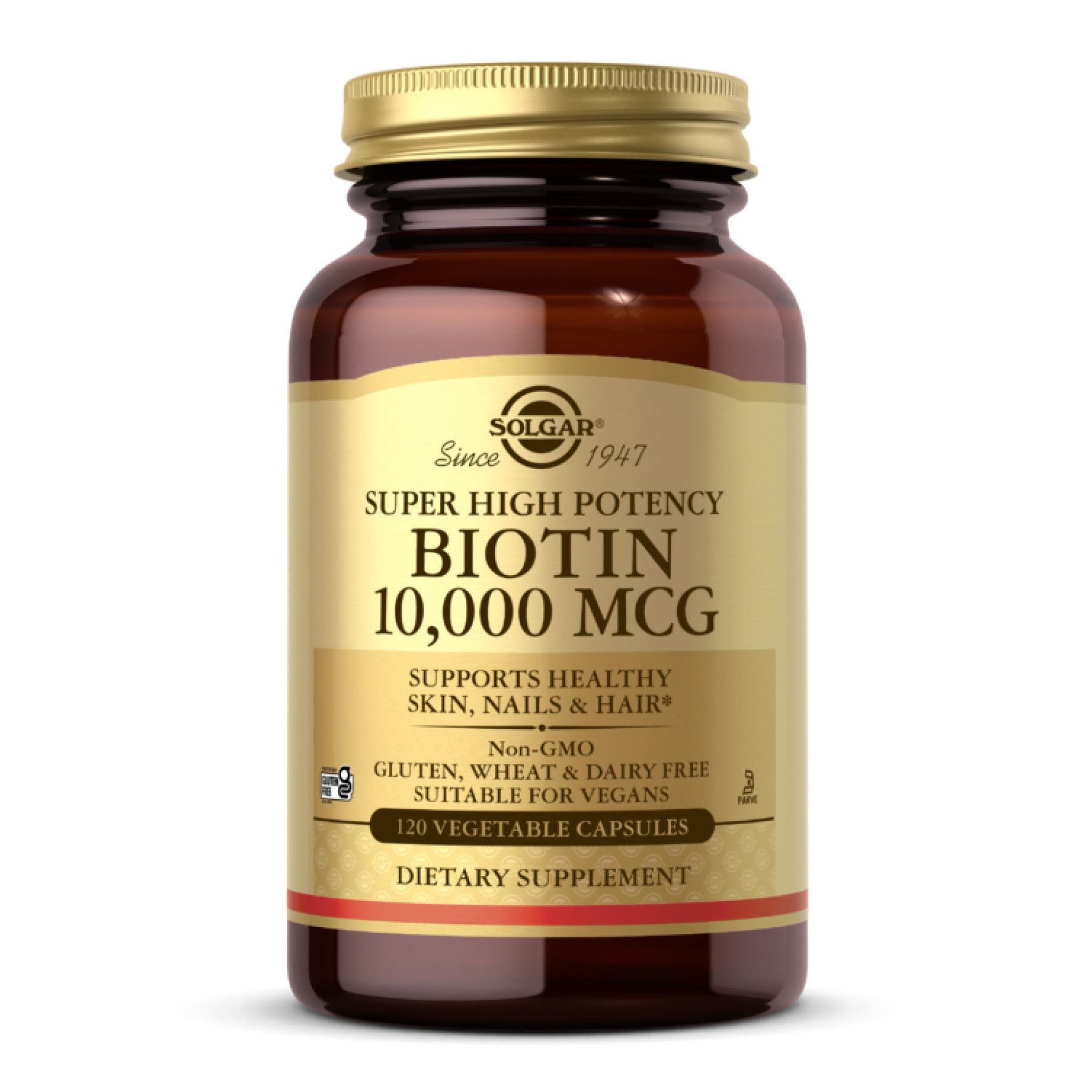 Капсули Solgar Biotin 10,000mcg - 120 vcaps 2023-10-4150
