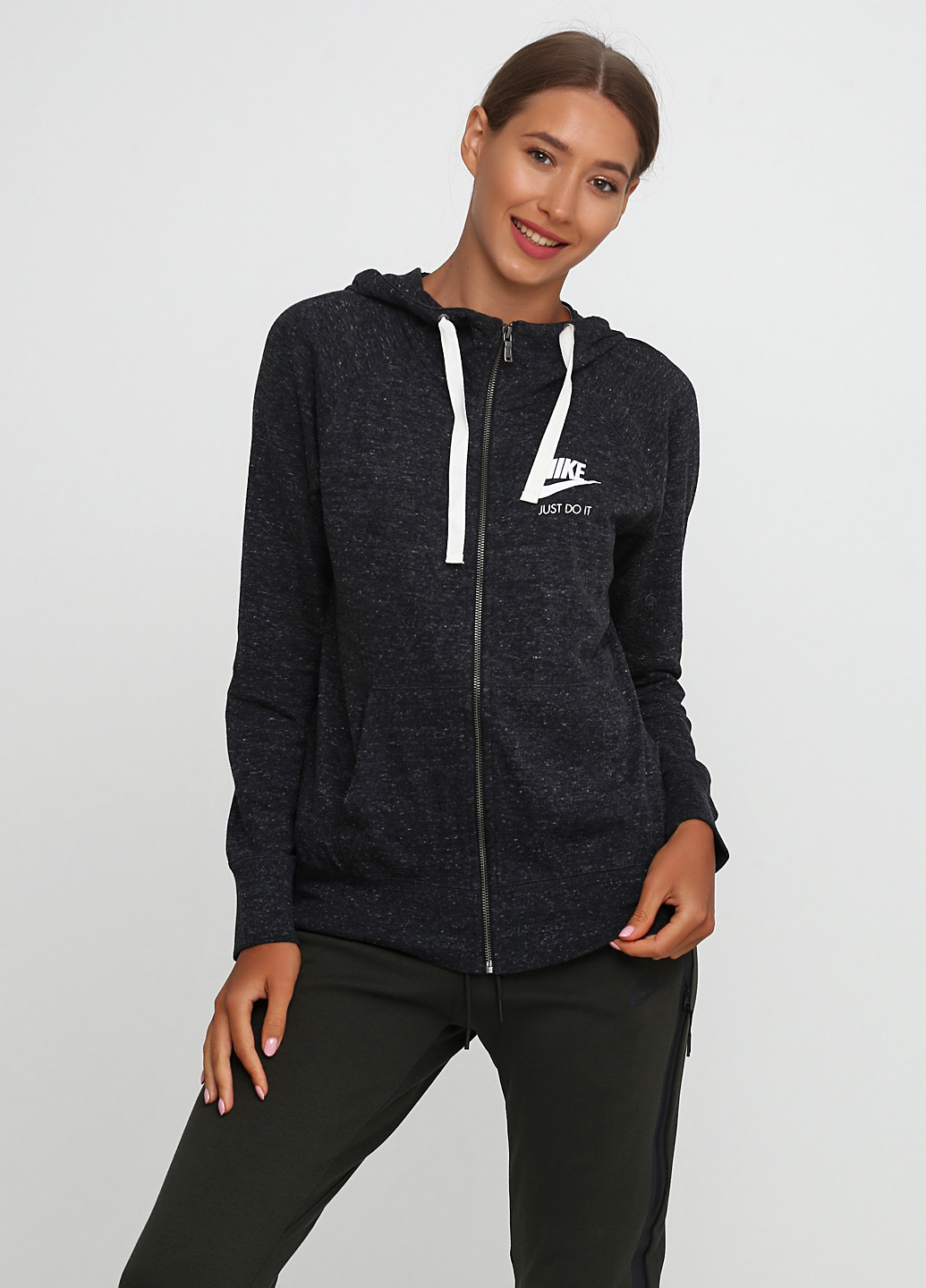 Кофта Nike W NSW GYM VNTG HOODIE FZ 883729-010