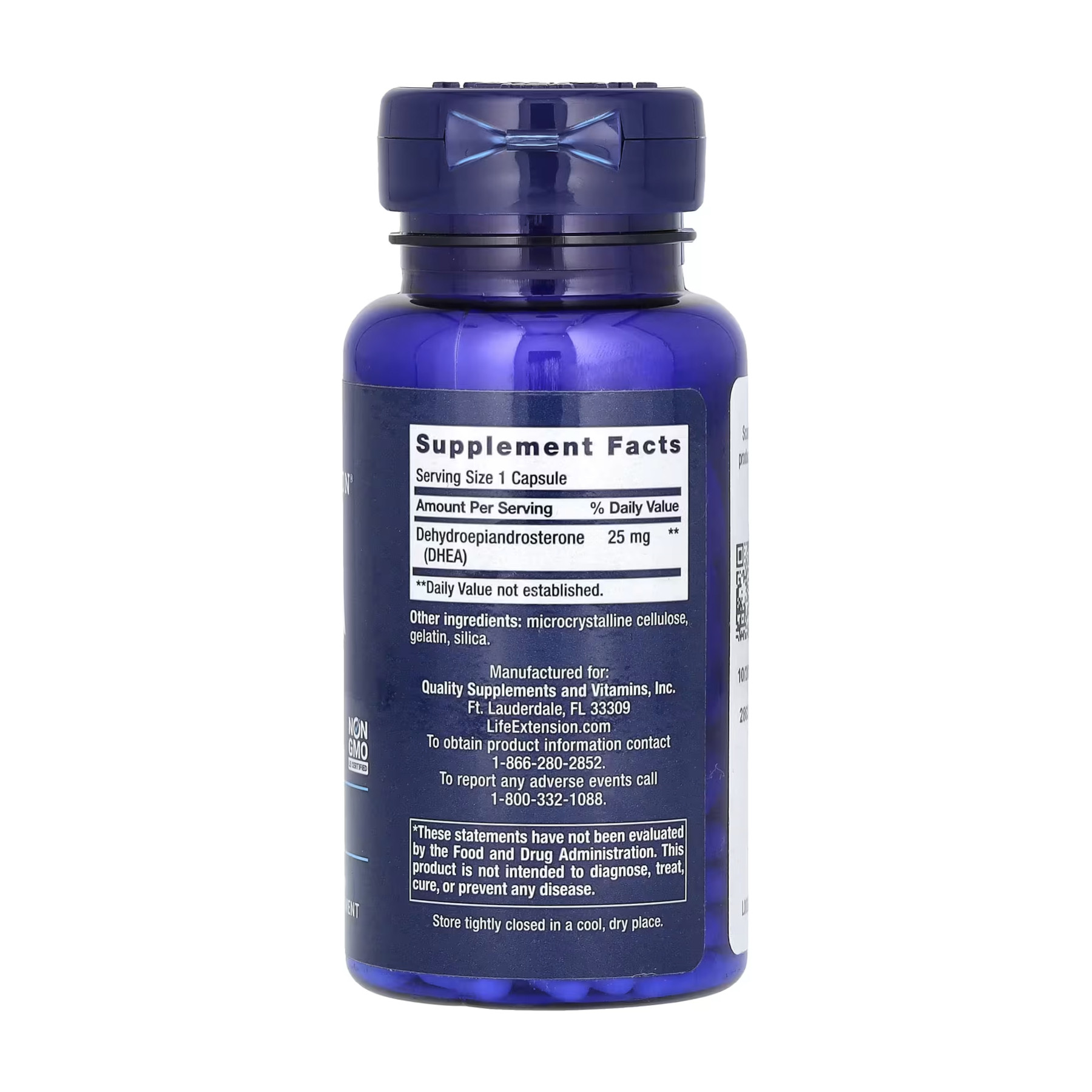 Капсули Life Extension DHEA 25 mg - 100 caps 2023-10-3212