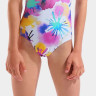 Купальник закритий для дівчат Arena SPRAYING SWIMSUIT SWIM PRO BAC білий, рожевий 128 см 010720-815