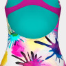 Купальник закритий для дівчат Arena SPRAYING SWIMSUIT SWIM PRO BAC білий, рожевий 128 см 010720-815
