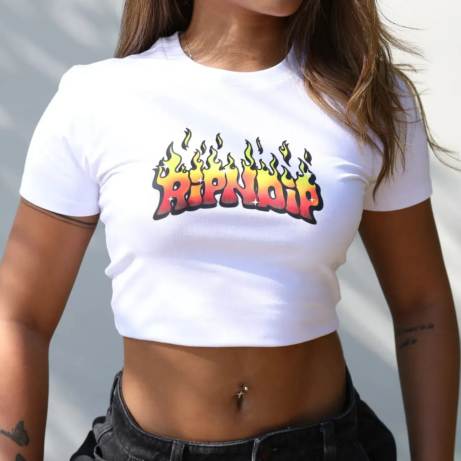 Футболка Ripndip SCARY CUTE CROPPED BABY TEE RNDFAL24W07