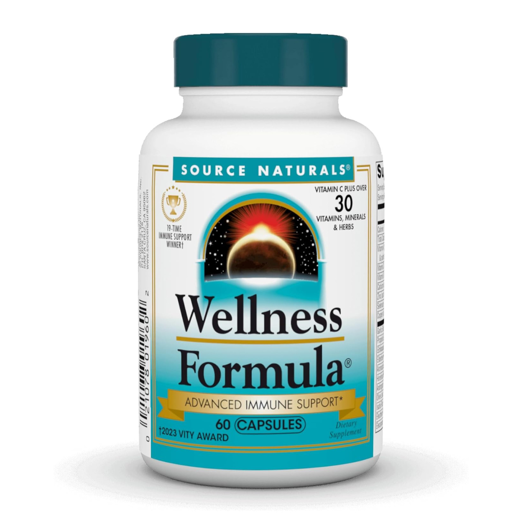 Капсули Source Naturals Wellness Formula® (CA Formula) - 60 caps 2023-10-4629