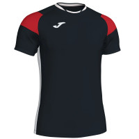 Футболка Joma CREW III 101269.106 чорно-червоно-біла 101269.106