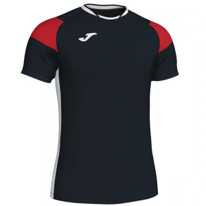 Футболка Joma CREW III 101269.106 чорно-червоно-біла 101269.106