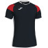 Футболка Joma CREW III 101269.106 чорно-червоно-біла 101269.106